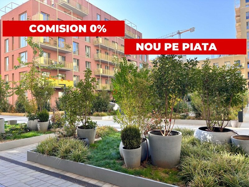 Bucurestii Noi apartament 2 camere cu loc de parcare gata de mutat Marmura Residence, comision 0%